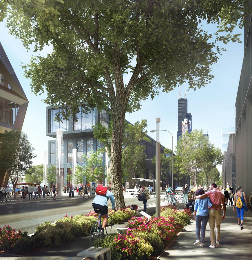 Rendering of Streetview for The 78