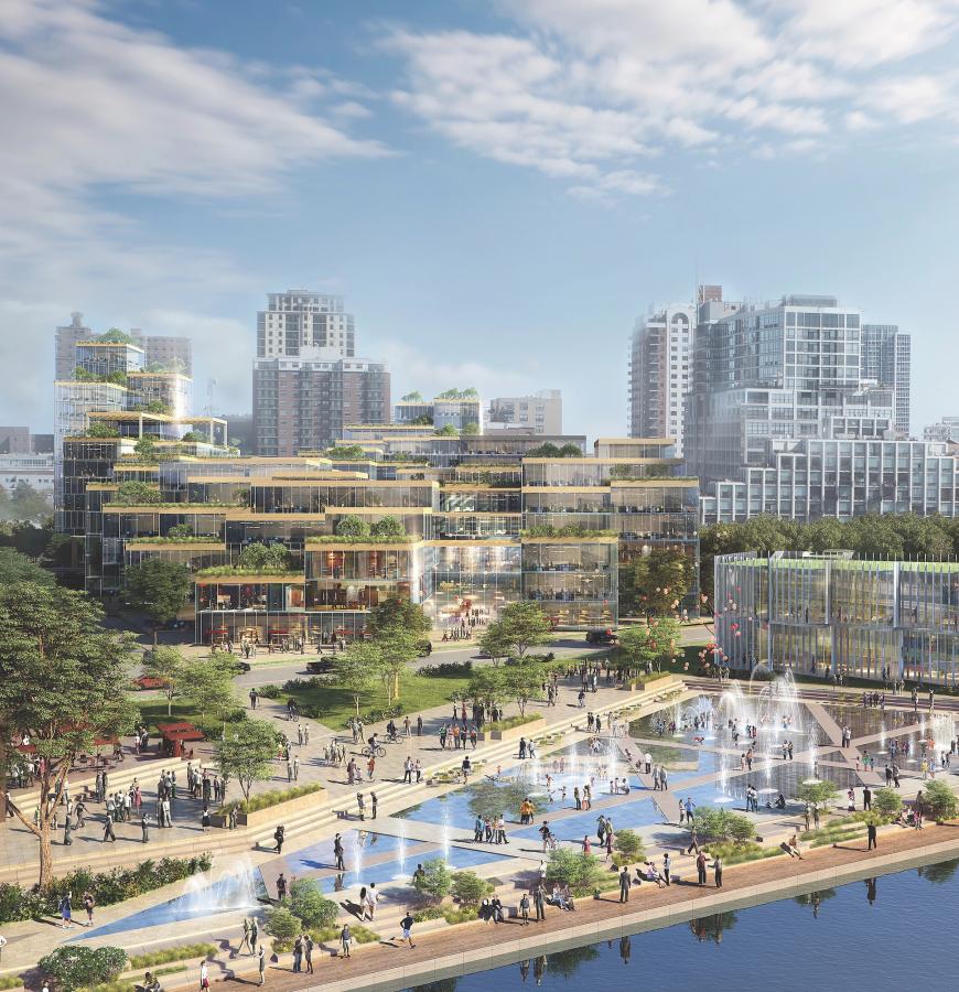 Rendering of The 78 Looking over the Water